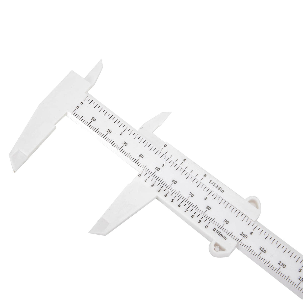 0-150Mm Vernier Calipers Double Rule Scale Plastic Depth Height Measure Tool Blue