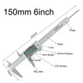 0-150mm Digital Caliper Vernier Electronic Ruler Micrometer Gauge Meter For Jewelry Craft Measuring Testing Supplies Manual Tool