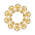 0.4mm 3D Printer Nozzle Head M7 Thread Replacement for MK10 1.75mm Extruder Print Brass 10pcs