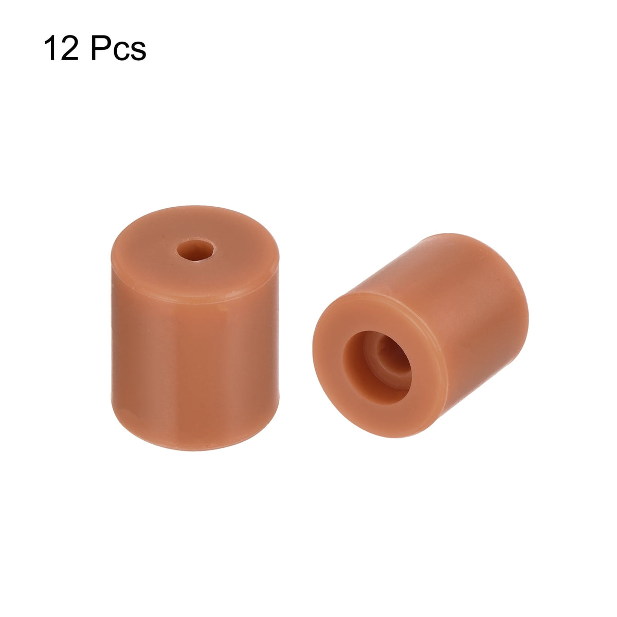 12Pcs Silicone Bed Mounts 3D Printer Heat Bed Silicone Leveling Column Silicone Buffer 18mm for 3D Brown