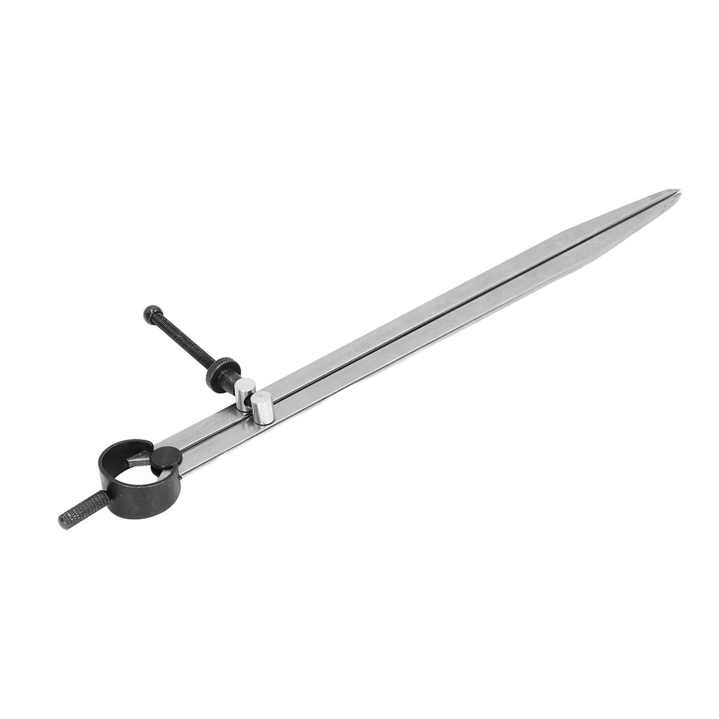 M Buder Wing Divider Adjustable Divider Calipers with Spring Nut for Leather Scribing and Marking Carbon Steel Compass Tool 5 inches / 125 mm for Wood Plastic Metal Surface