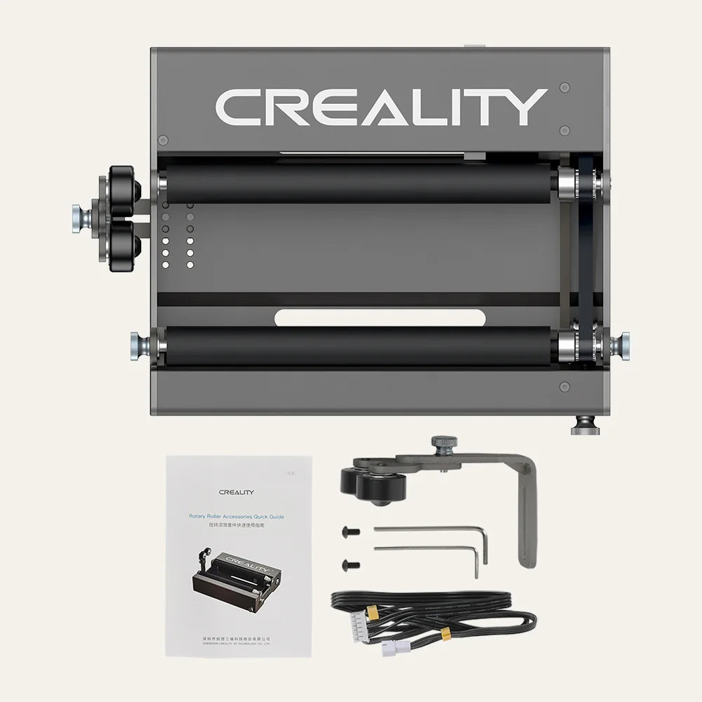 Creality Official Rotary Roller for Laser Engraving Machine, Suit for CR-Laser Falcon 10W and 22W CR Falcon 2