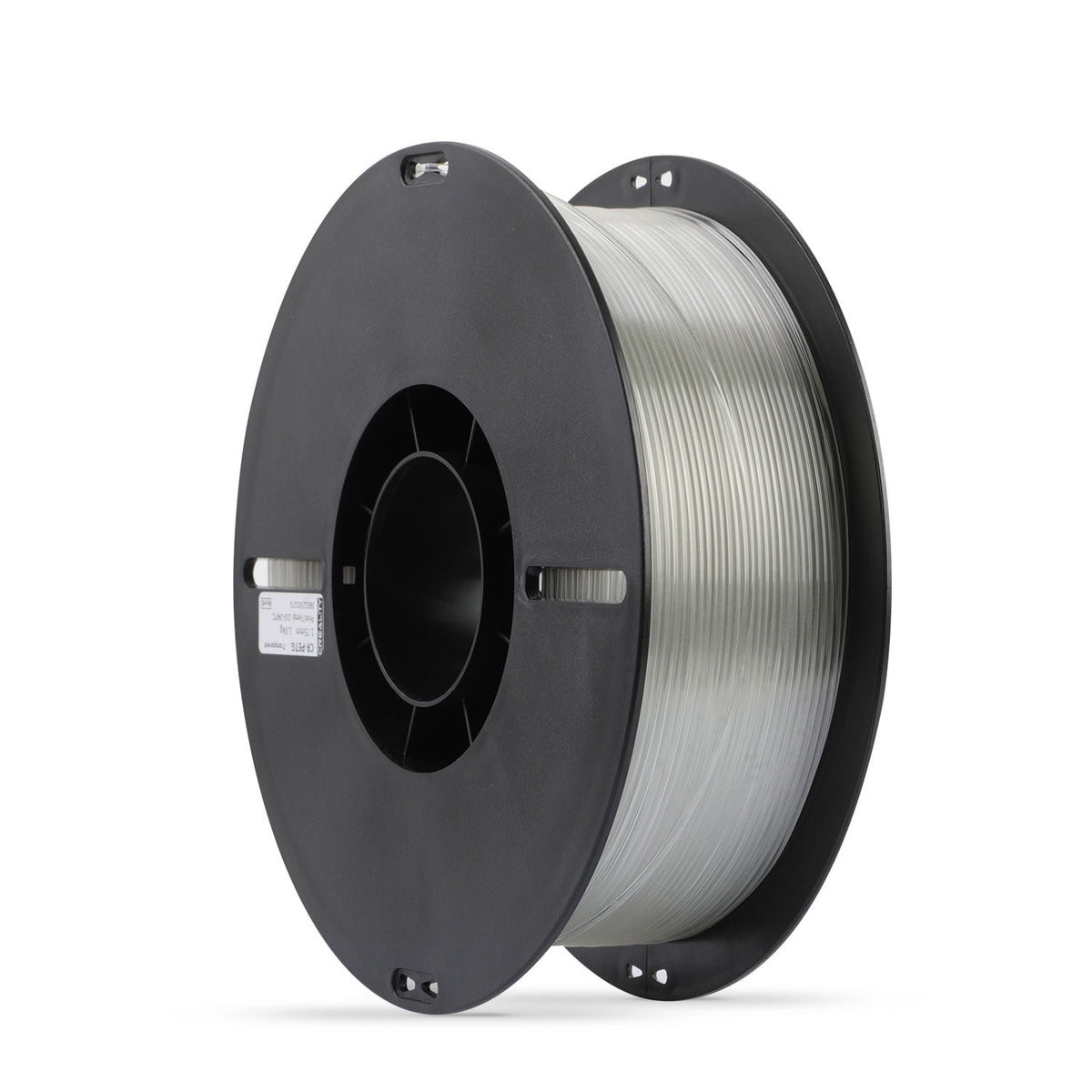 Creality 3D Printer Filament PETG Filament 1.75mm 2.2lbs Odorless Non-Toxic High Precision Strong Toughness Overhang Performance Accuracy +/-0.02mm, Transparent