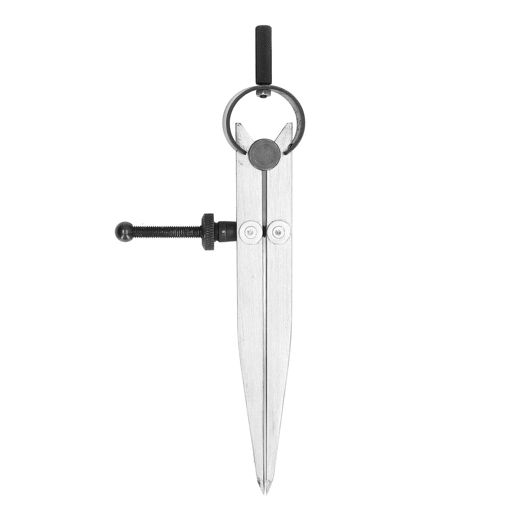 M Buder Wing Divider Adjustable Divider Calipers with Spring Nut for Leather Scribing and Marking Carbon Steel Compass Tool 5 inches / 125 mm for Wood Plastic Metal Surface
