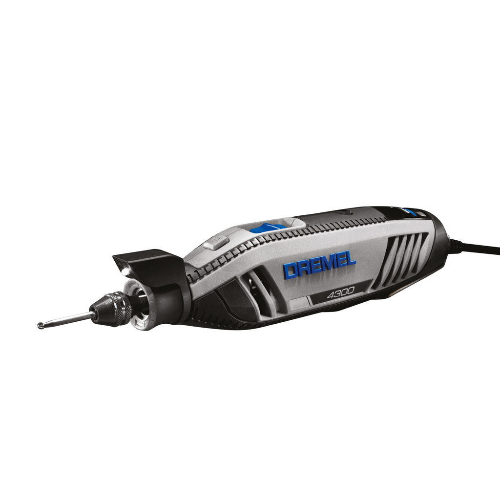 Dremel 4300-5/40 Corded Rotary Tool, Variable Speed with 5 Attachments, 40 Accessories & Dremel Soft Case, 1.8A/120Volts