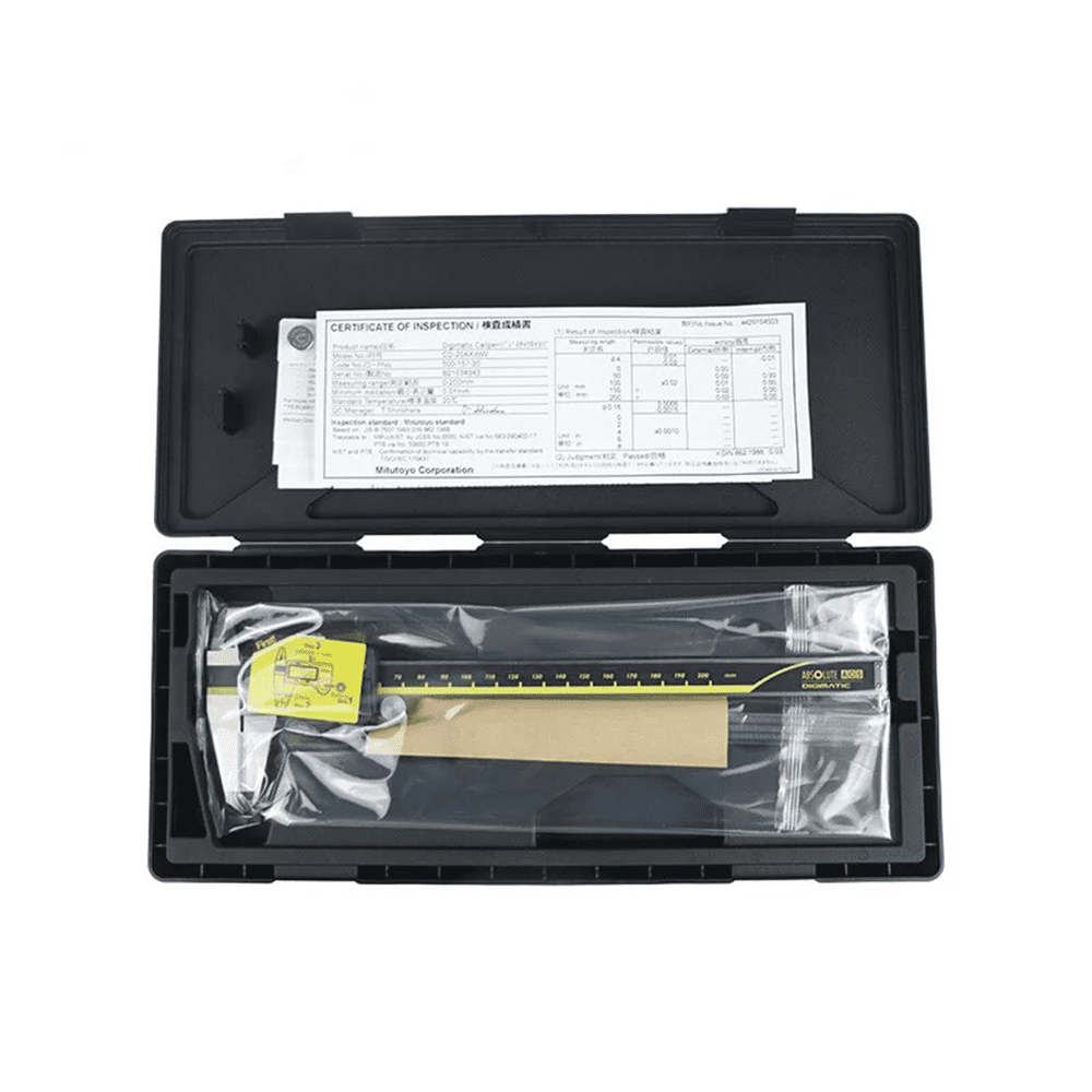 Mitutoyo 500-193-30 Advanced Onsite Sensor AOS Digital Caliper LCD Vernier Caliper Stainless Steel Measuring Tools 500 Series, 0" to 12"/0 to 300mm Measuring Range, 0.0005"/0.01mm Resolution, AOS