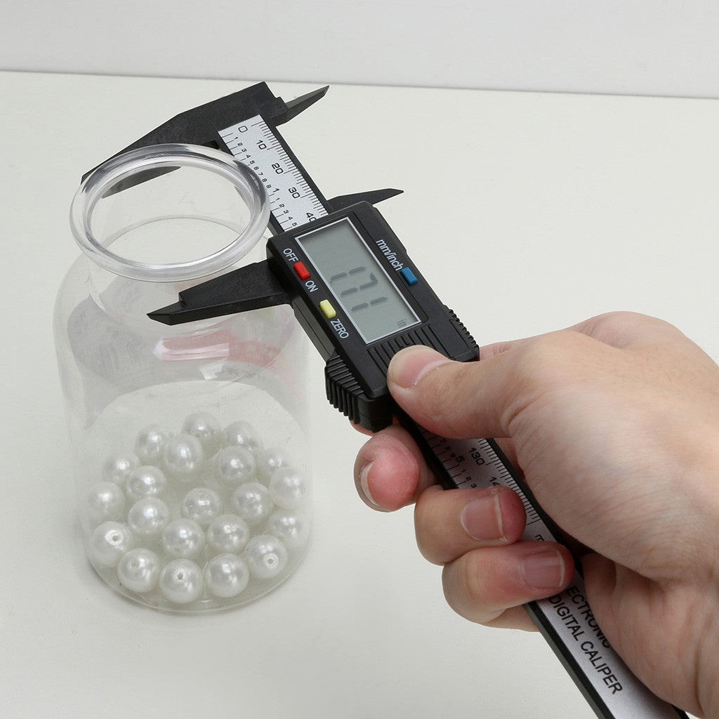 Digital Caliper, 0-6Inch Digital Vernier Caliper With Lcd Display, Black Caliper For Measuring Jewelry, Coins, Small Objects, H Style Black No Extra Charge