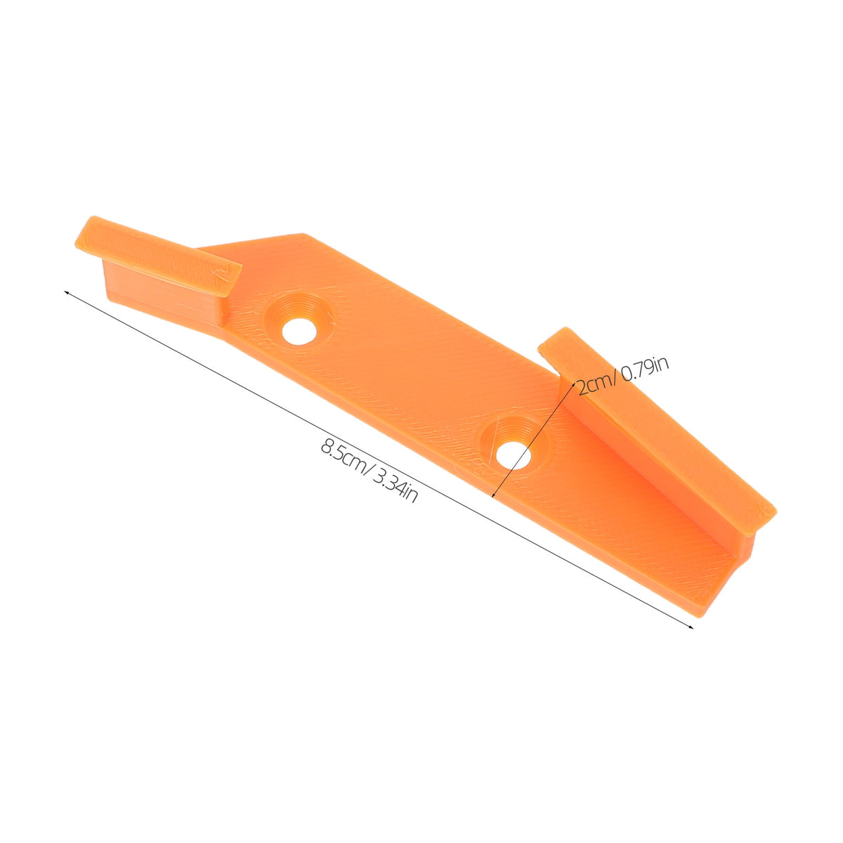 WEUVEB Digital Caliper Hanger in Orange - Wall Mount Tool Holder for Organized and Efficient Workshop Storage Solutions