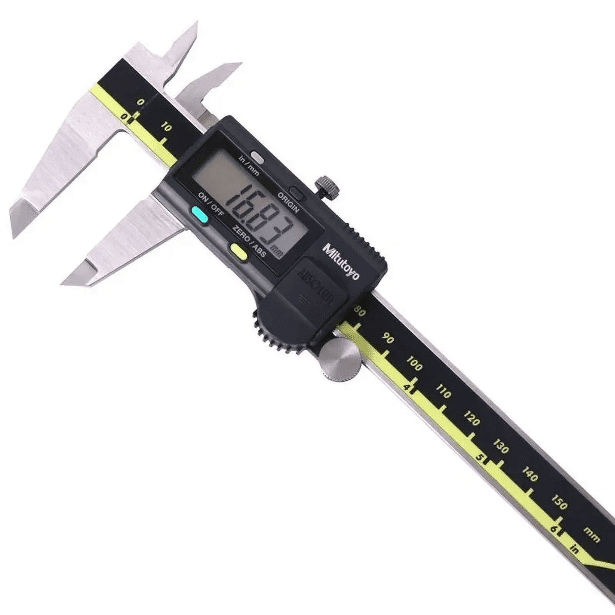 Mitutoyo 500-197-30 Series Style Digital Caliper Advanced Onsite Sensor AOS Electronic Micrometer Ruler ,500 Series, 0 to 12"/0 to 300mm Measuring Range, 0.0005"/0.01mm Resolution, LCD