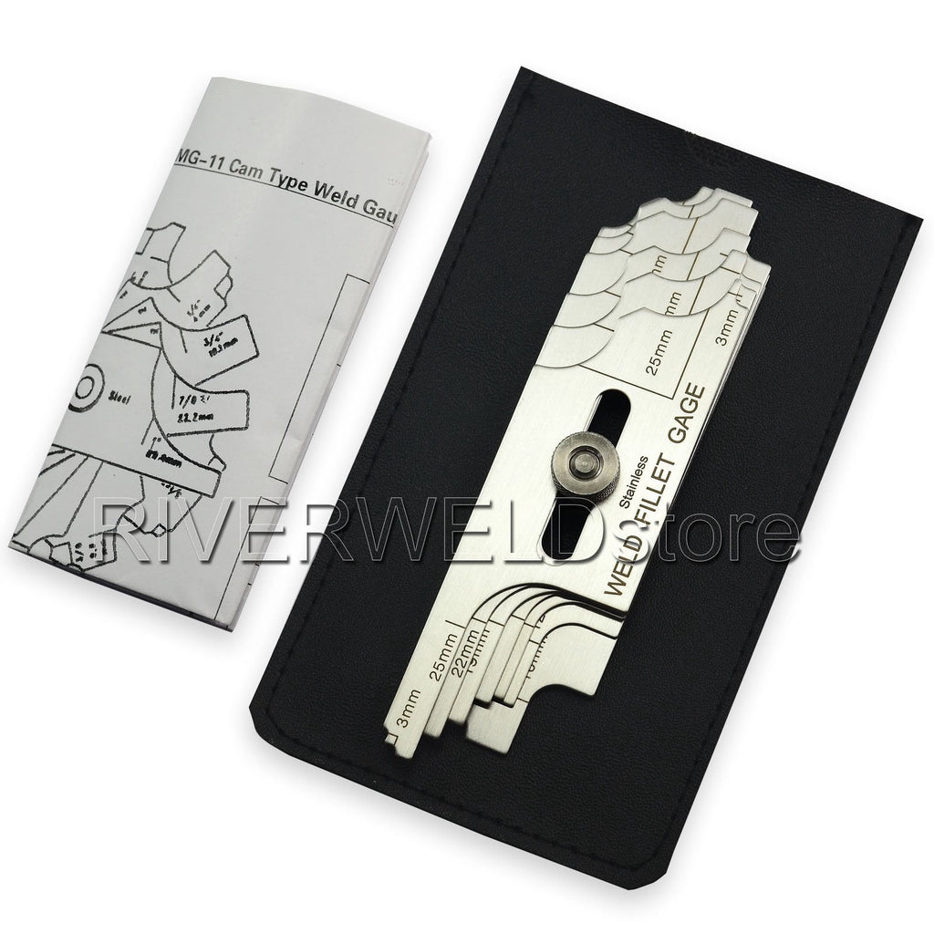 7piece Fillet Weld Set Gage RL Gauge Welding Inspection Test Ulnar Metric