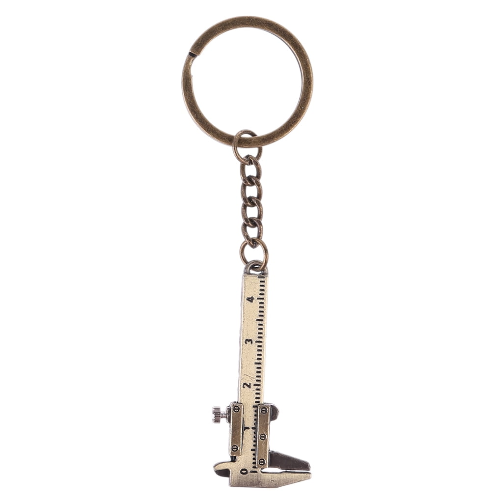 Zorvai Portable Mini Vernier Caliper for Key Alloy Calipers Gauge Slide Ruler Keyc