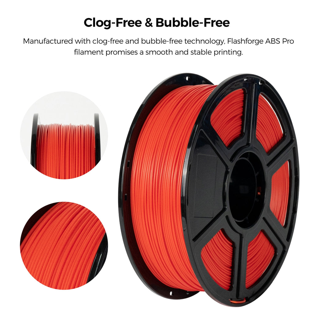 Flashforge ABS Pro Filament 1.75mm, 1KG/2.2lbs ABS Pro 3D Printer Filament, Green
