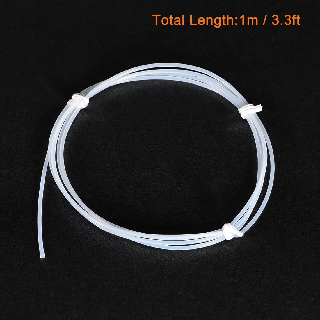 Uxcell 1mm ID 1.4mm OD Tube 1 Meter 3.3ft Lengh For 3D Printer RepRap
