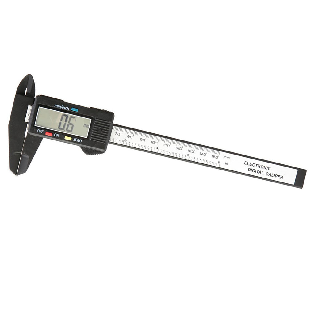 M Buder 6 Inch 150mm Digital LCD Vernier Caliper Gauge Micrometer Measuring Tool for Woodworking DIY Jewelry