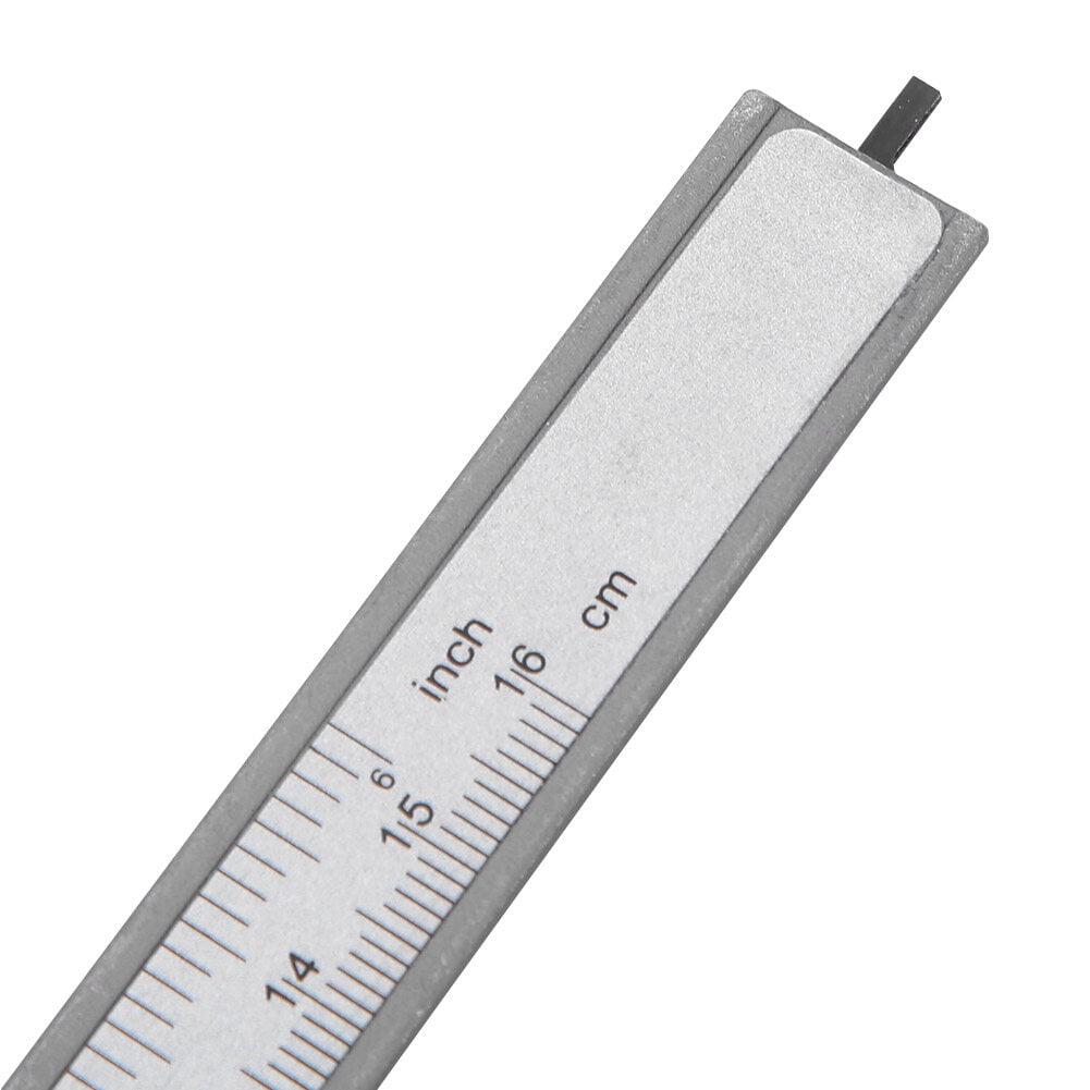 Suodoka High Precision Metal Vernier Caliper Manual Measuring Tool Micrometer Gauge for Woodworking, DIY Projects, and Professional Construction Use, 5 inches / 12.7 cm