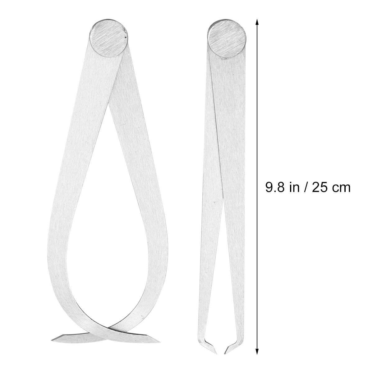 WRISTBIQUE High Hardness Steel Measuring Caliper for Accurate Distance 2Pcs