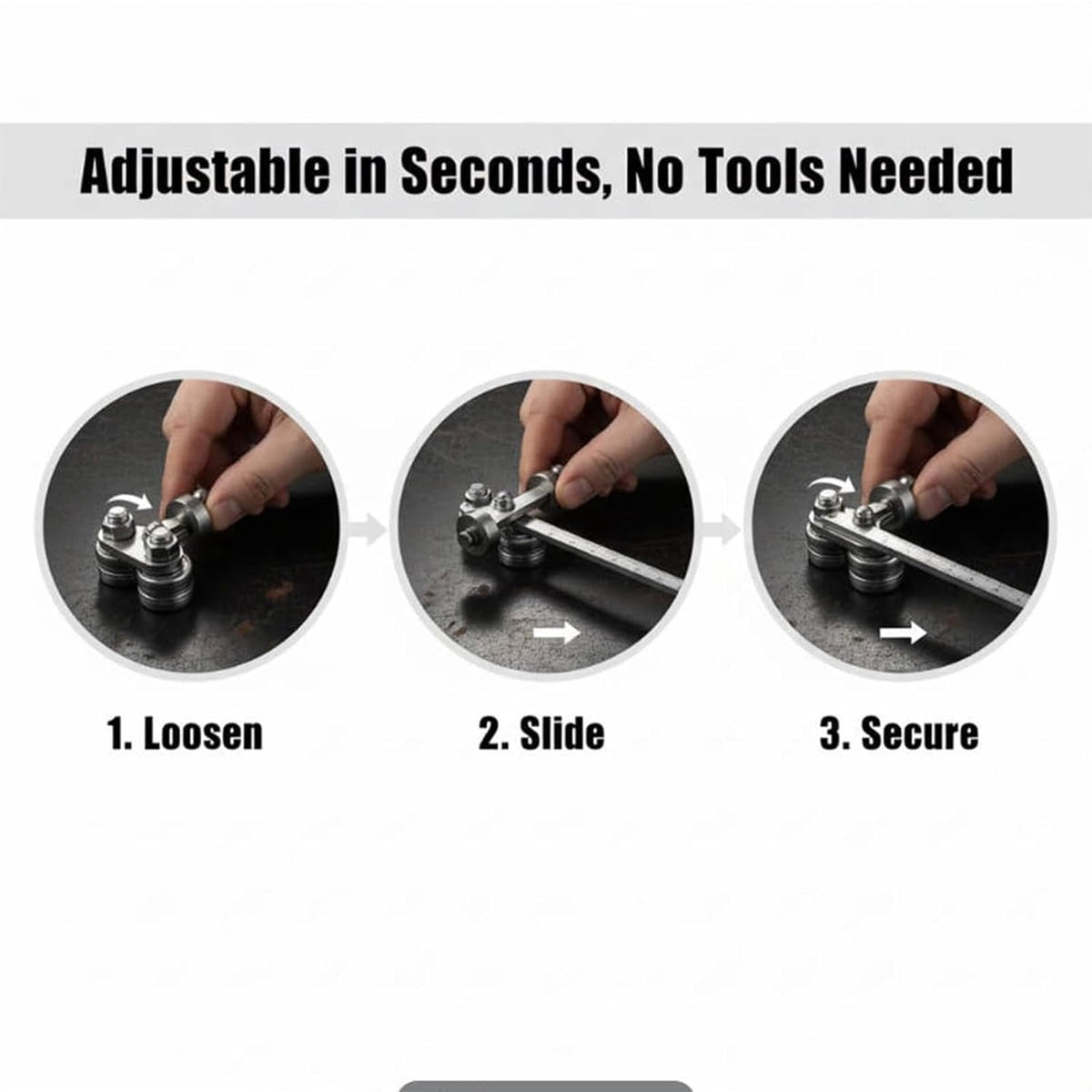 Positioning calipers for precise measurements&easy wood cutting,Circular saw guide,Precision Cutting Guide for Circular Saws,Adjustable Guide Rail, Stainless Steel Caliper Guide Rail