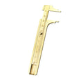 QIFULL Simple Design Brass Vernier Gauge Caliper Tool Golden Color with Easy Operation