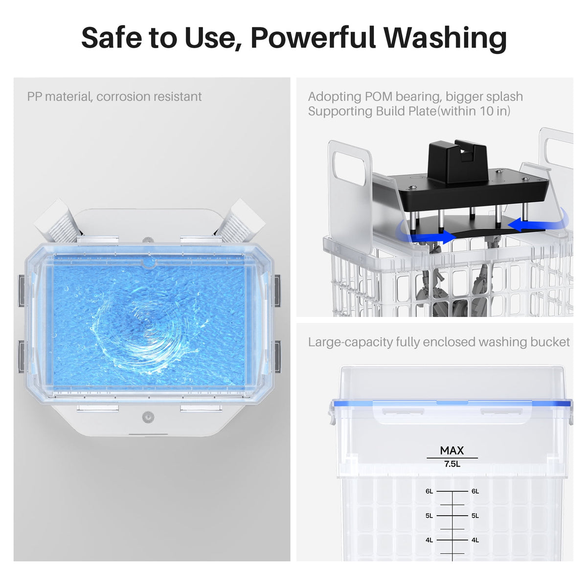 ELEGOO Mercury XS Bundle with Separate Washing and Curing Station for Resin 3D Printed Models Yellow