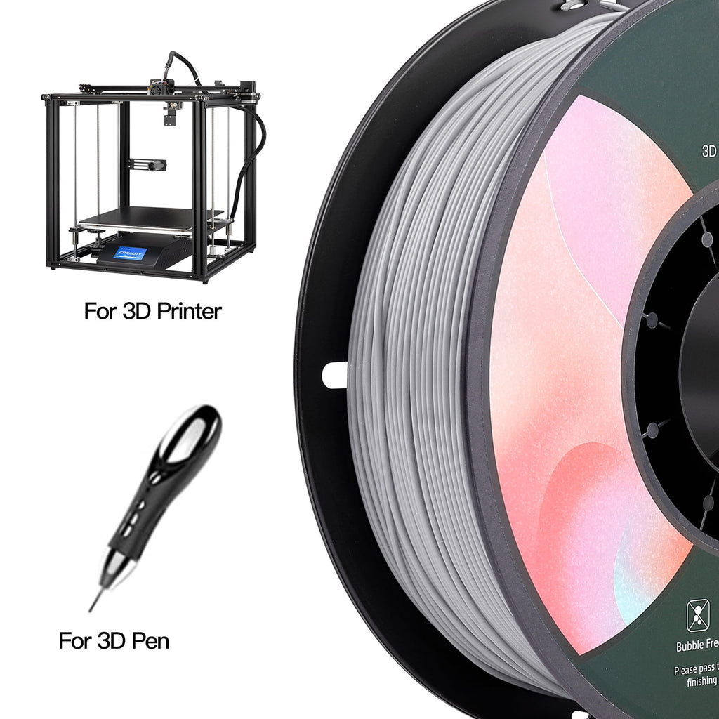 Creality Toughness PLA Filament 1.75mm Grey 1KG 3D Printer Filament