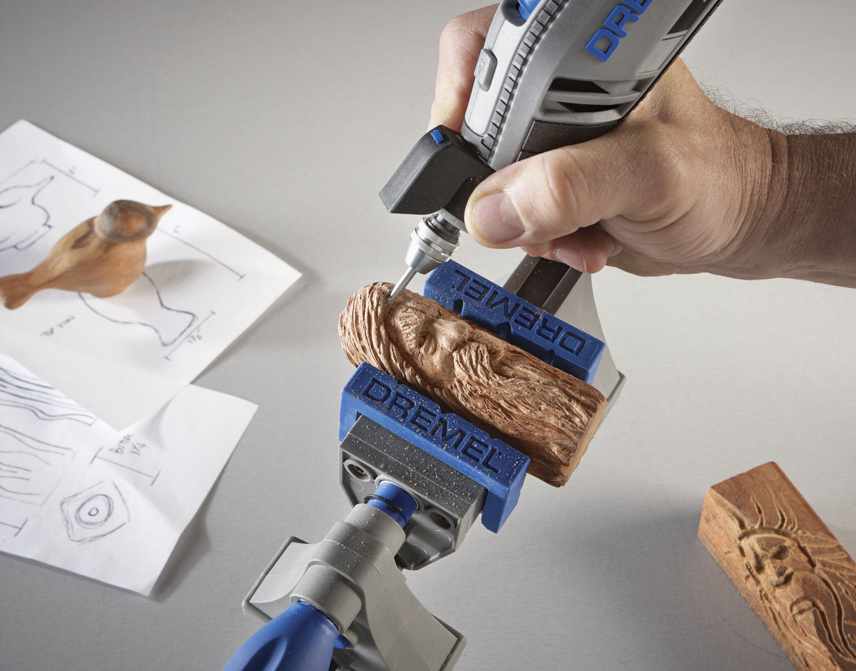 Dremel 4300-9/64 Platinum Edition Corded Rotary Tool, Variable Speed with 9 Dremel Tool Attachments, 64 Accessories, Storage Organizers & Dremel Tool Case, 1.8A/120V