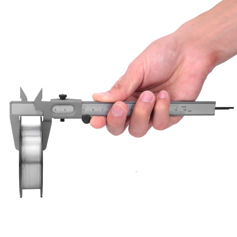 Suodoka High Precision Metal Vernier Caliper Manual Measuring Tool Micrometer Gauge for Woodworking, DIY Projects, and Professional Construction Use, 5 inches / 12.7 cm