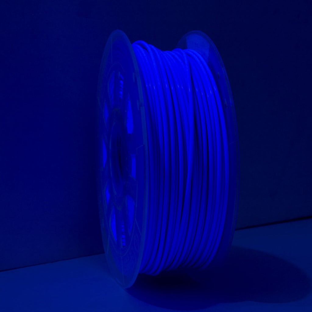 Gizmo Dorks 3mm (2.85mm) Specialty Blacklight ABS Filament for 3D Printers 1 kg / 2.2 lbs, Flourescent UV Yellow
