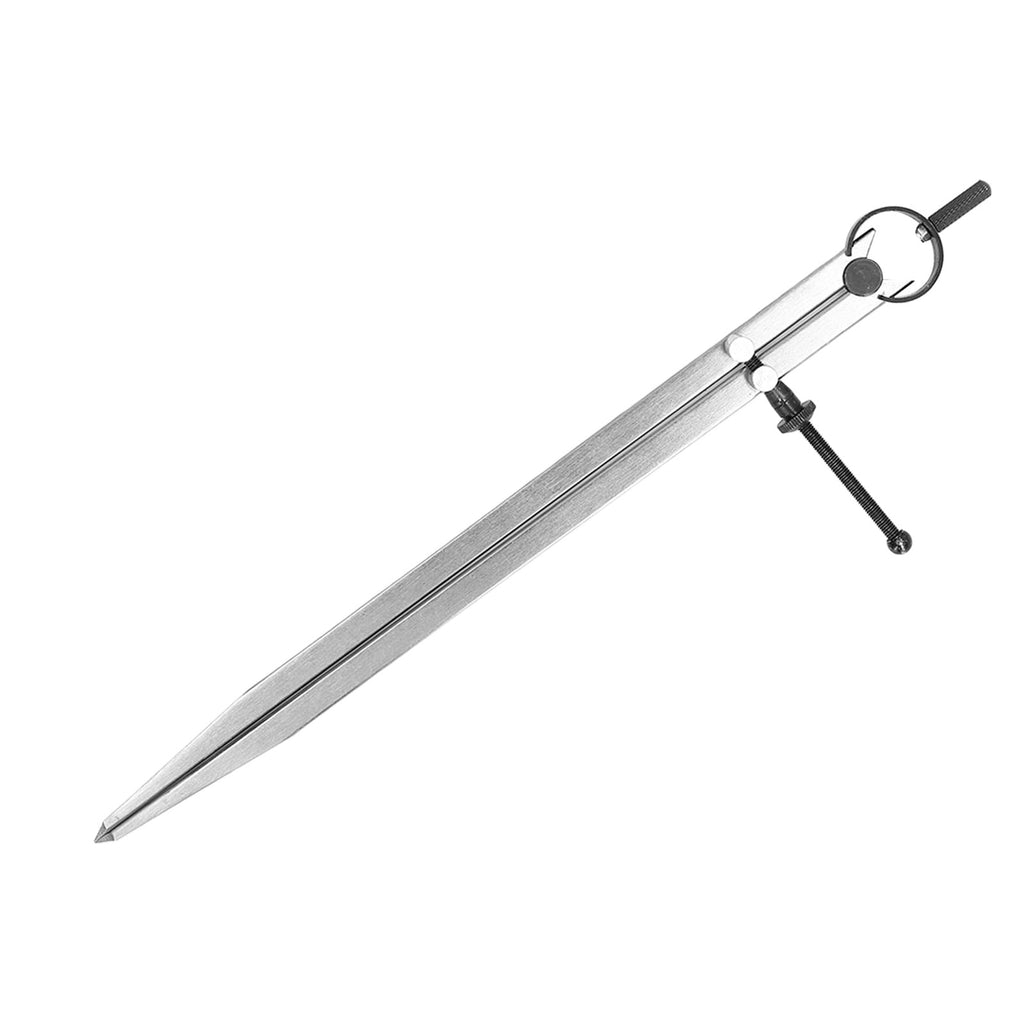 M Buder Wing Divider Adjustable Divider Calipers with Spring Nut for Leather Scribing and Marking Carbon Steel Compass Tool 5 inches / 125 mm for Wood Plastic Metal Surface