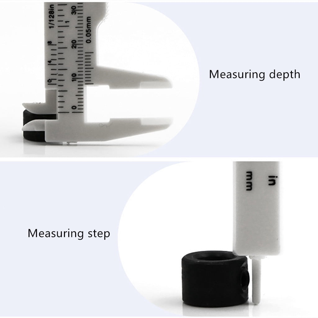 Plastic Calipers 4pcs 3inch Verniers Calipers Small Sliding Calipers Calipers Double Scale Sliding Gauges Measuring Tool