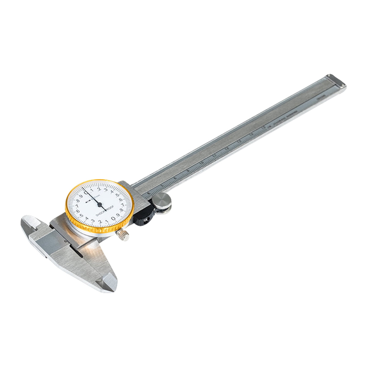 Stainless Steel High Precision Dial Caliper 0-150mm Four-Purpose Measuring Ruler Woodworking Machinery Precision Measuring Tool