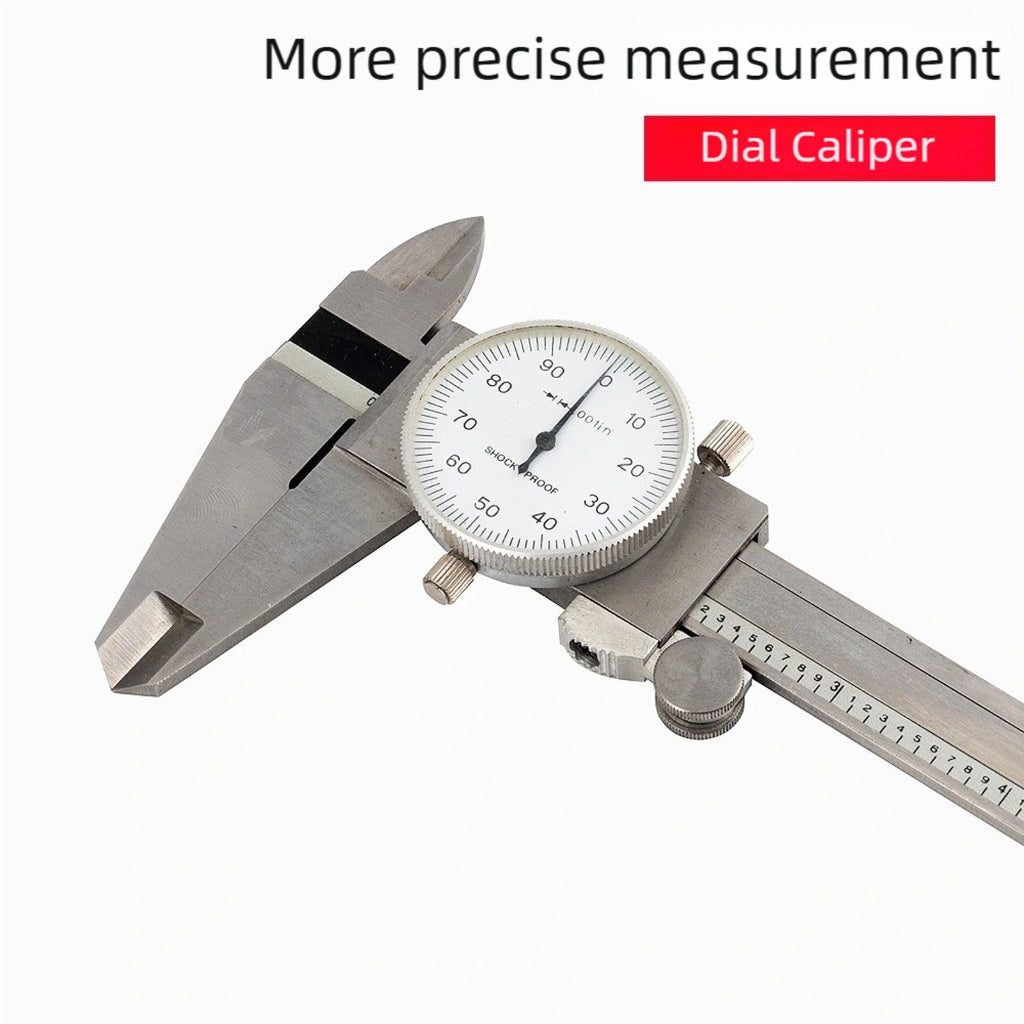 Vernier Caliper 8Inch Stainless Steel Precisions Caliper With Black Contrast Scale Professional Measuring Tool