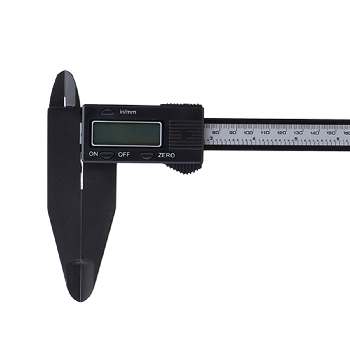 Professional Digital Electronic Caliper 12 Inch Carbon Ruler Long Jaw Vernier Measuring Tool with High Accuracy LCD Screen Metric Imperial Conversion Clear Key for Precise Blueprint DIY Carpentry