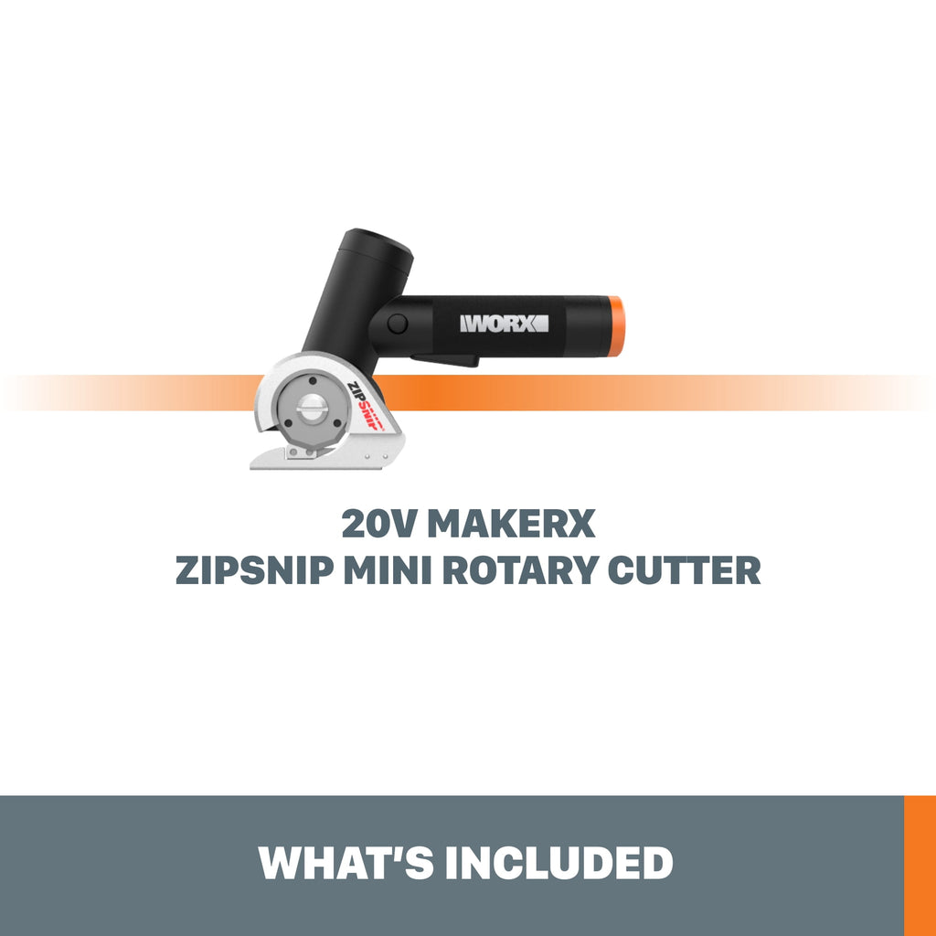 Worx MakerX WX745L.9 20V ZipSnip Mini Rotary Cutter (Tool Only)