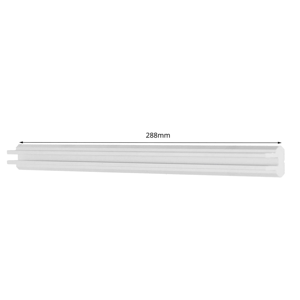 Professional Grade V-Type Aluminum Extrusion Guide Frame Track Linear Rail, 11.3 inches / 28.8 cm Structural Profile for 3D Printers and Precision Industrial Machinery DIY Builds