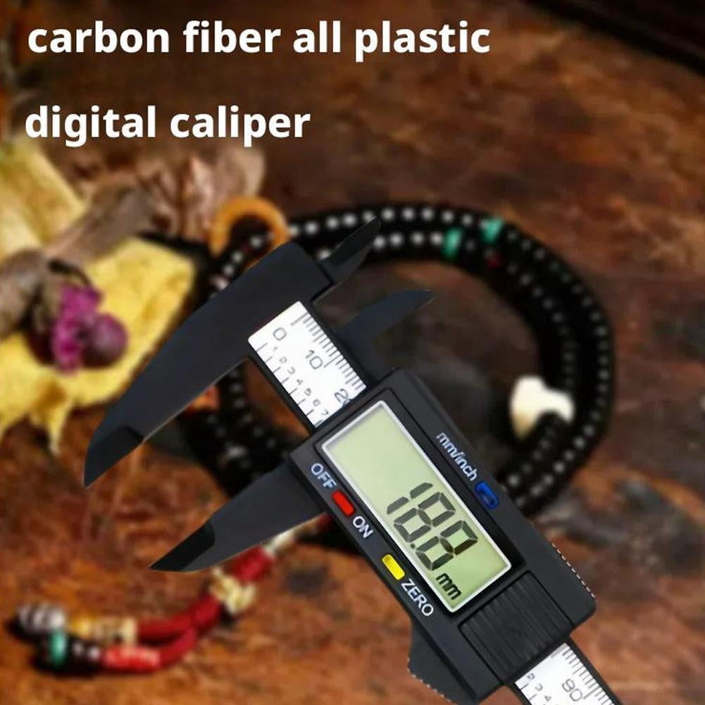 6 Inch Digital Caliper Upgraded Electronic Ruler Measuring Tool with Large LCD Screen/Auto-Off, Plastic Case for Household/DIY