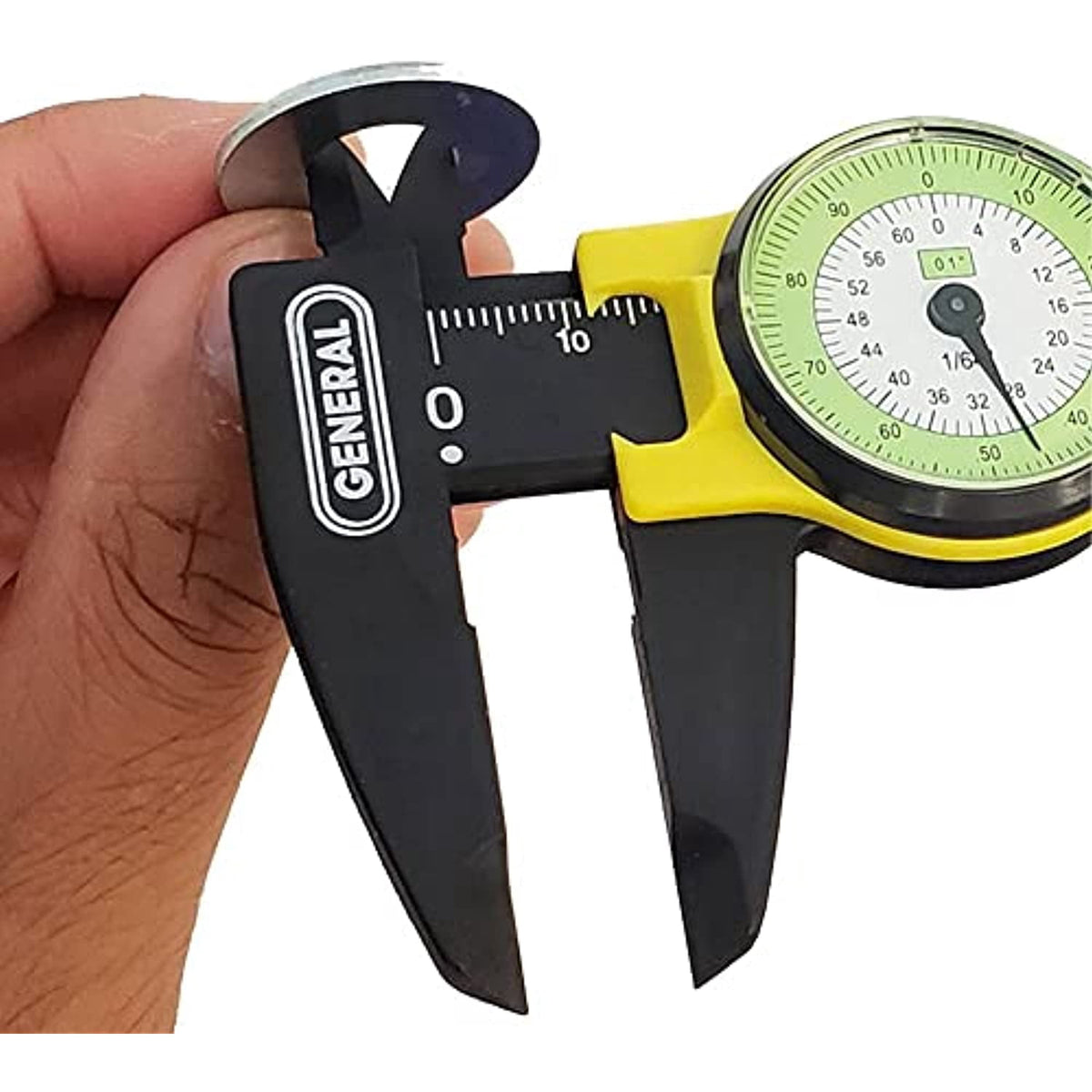 general tools 142 6" english & metric plastic dial caliper