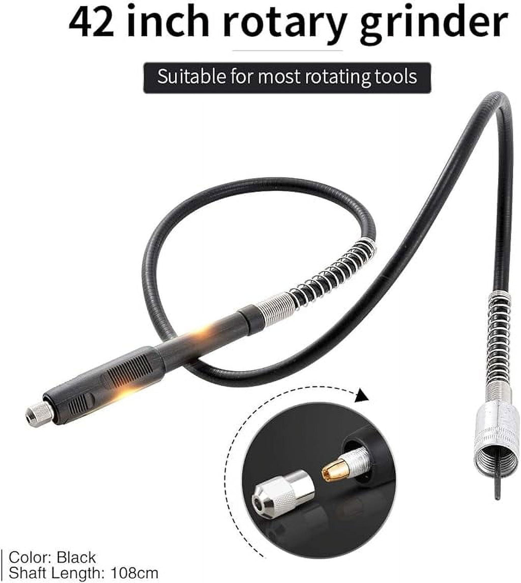 SkyAuks Rotary Grinder Tool with Flexible Hose, Fits Dremel Universal Rotary Tool, 180CM