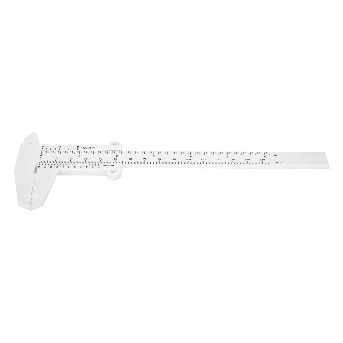 0-150Mm Vernier Calipers Double Rule Scale Plastic Depth Height Measure Tool Blue