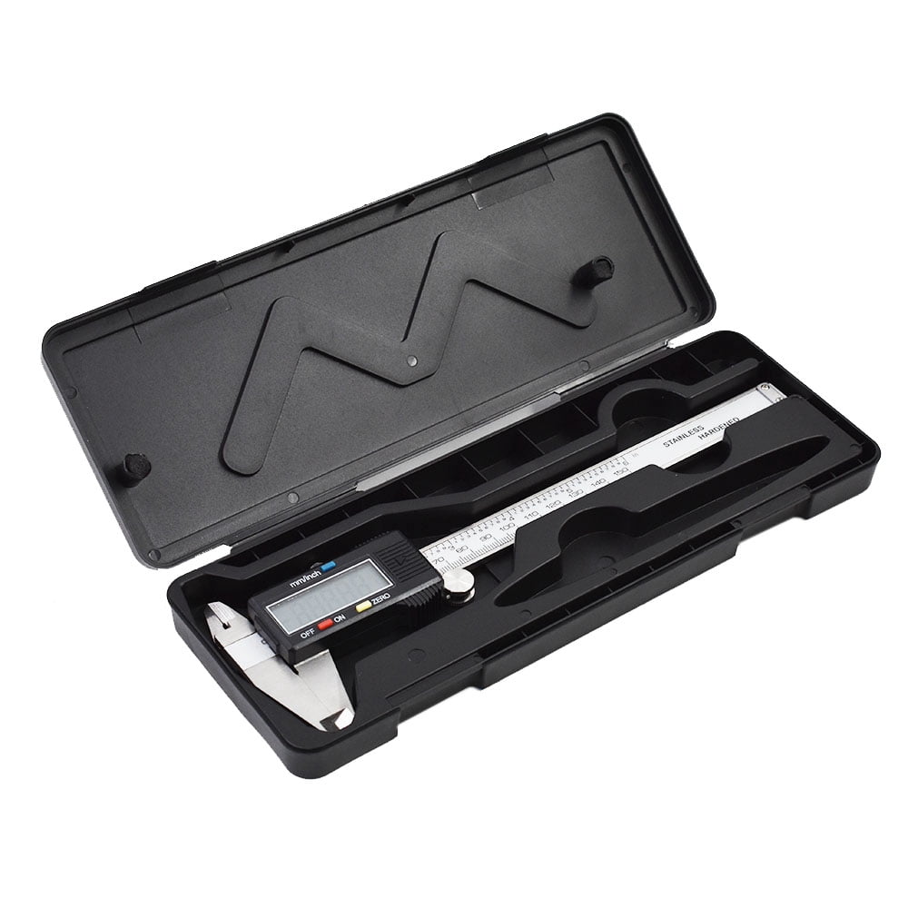 ALL-CARB 6 Inch (150mm) Dial Caliper Accuracy 0.001 Electronic Digital Vernier Caliper Micrometer Gauge