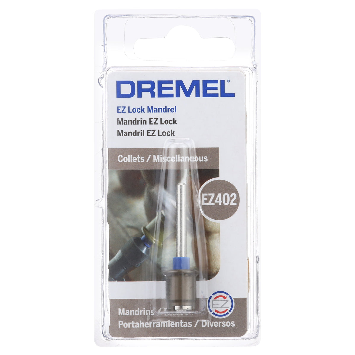 Dremel EZ402 1/8 inch (3.2mm) EZ Lock Rotary Tool Mandrel for Use with Dremel Rotary Tools Mandrels