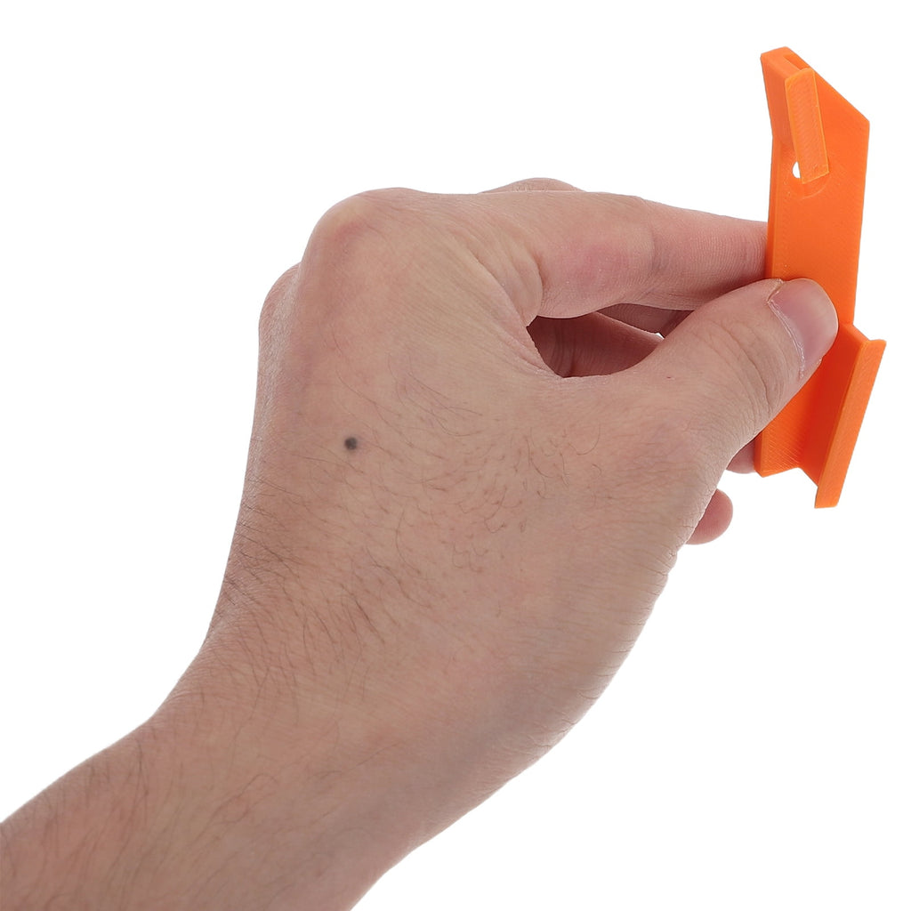 WEUVEB Digital Caliper Hanger in Orange - Wall Mount Tool Holder for Organized and Efficient Workshop Storage Solutions