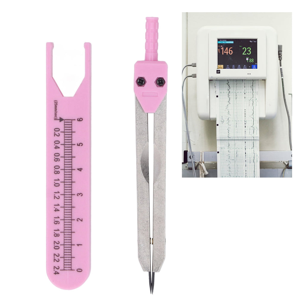 EKG Calipers, Easy Electrocardiogram Drafting Tool For Drafting Pink