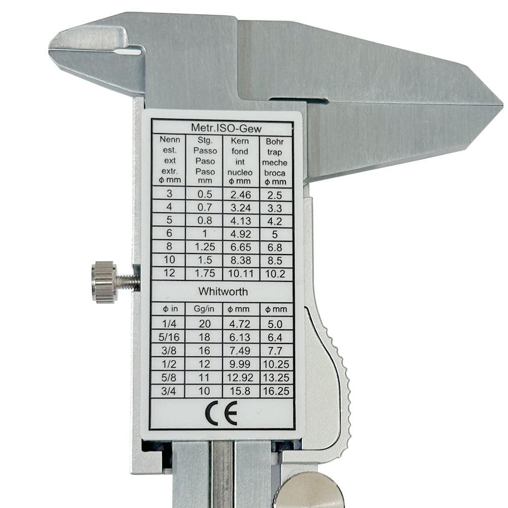 Digital Caliper, Caliper Measuring Tool with Stainless Steel, Electronic Micrometer Caliper with Large LCD Screen, Auto-Off Feature, Inch and Millimeter Conversion (6 Inch/150 mm)