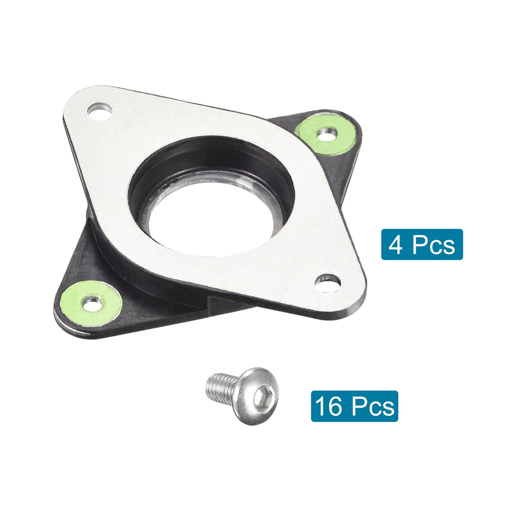 Uxcell Vibration Dampers for NEMA 17 Stepper Motor for 3D Printers with M3 Screw 4 Pack