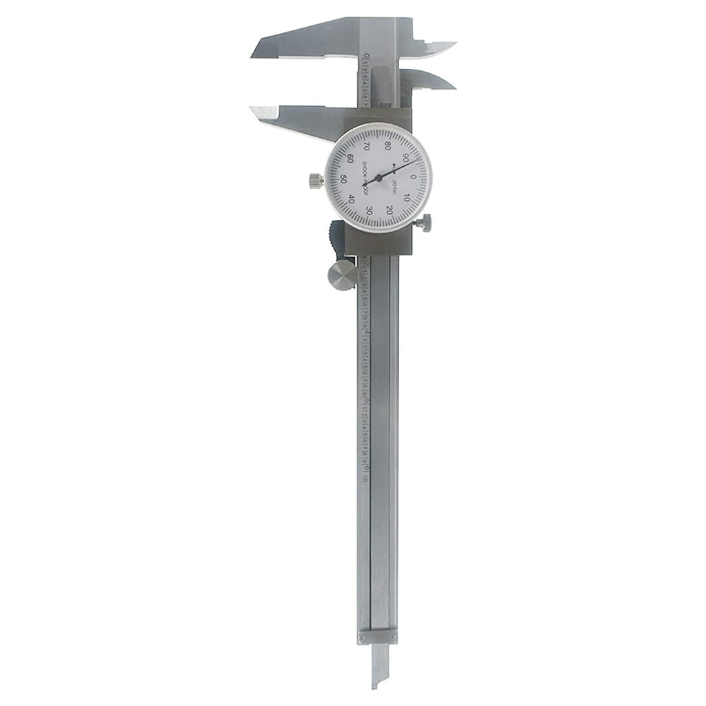PET-U Stainless Steel Caliper 6 Inch Dial Precise Measurement Comes with Suitcase Stainless Steel