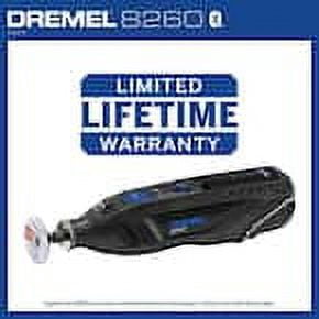 Dremel 8260 12VLi-Ion Variable Speed Cordless Smart Rotary Tool with Brushless Motor, 5 accessories, 3Ah Battery, Charger, Tool Bag
