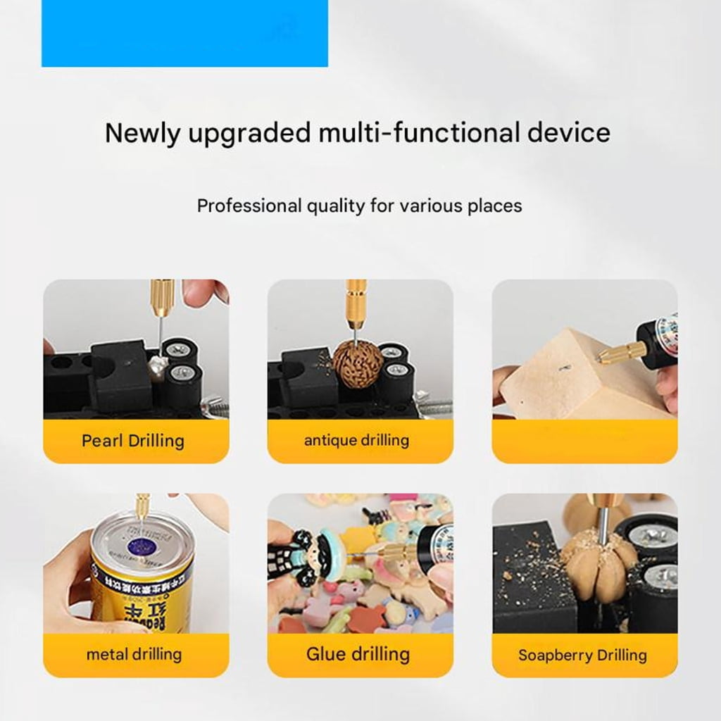 Handheld Rotary Tool For Pearls Drilling Metal Engraving And Wood Carving Miniature Electric Grinder for Jewelry Making