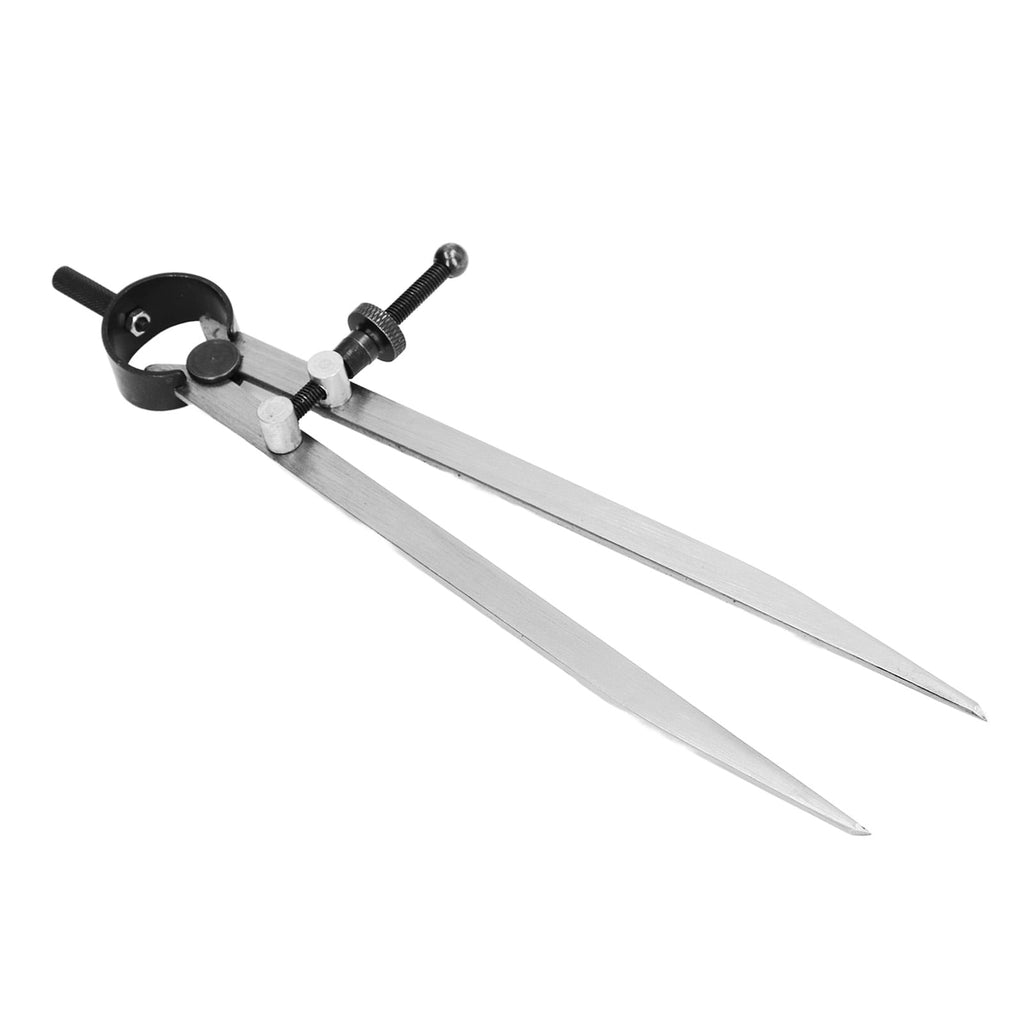 M Buder Wing Divider Adjustable Divider Calipers with Spring Nut for Leather Scribing and Marking Carbon Steel Compass Tool 5 inches / 125 mm for Wood Plastic Metal Surface
