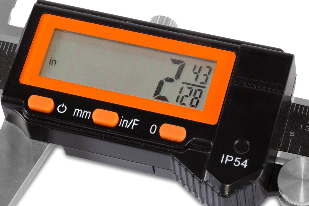 WEN Electronic 7.2-Inch Stainless Steel Water-Resistant Digital Caliper with LCD Readout and Storage Case, IP54 Rated