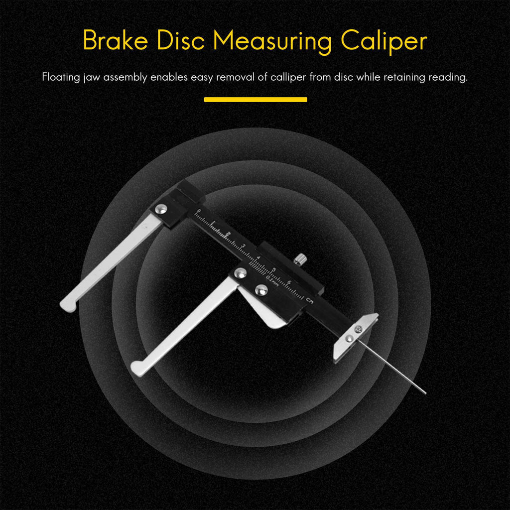 Disc Brake Rotor Thickness Caliper 0-60mm Gauge Gage Micrometer Measuring Tool